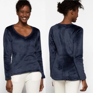 UGG Top Daisy Fleece  V-Neck Long Sleeve Lounge Top- Brand New With Tags